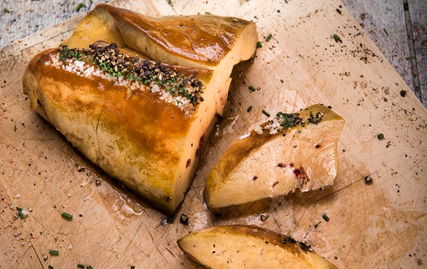 Foie gras de canard rôti